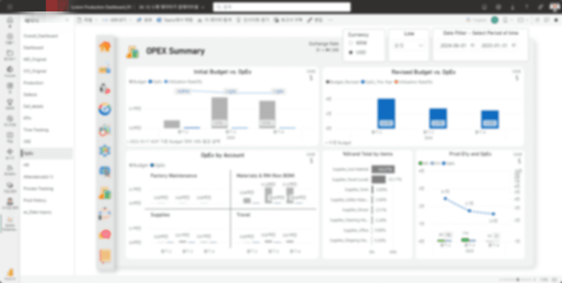 Power BI — OPEX 비용 분석